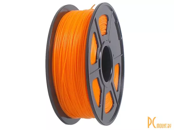 ABS Пластик для 3D печати (филамент) в катушках, 3D Printing Filament ABS Orange (Оранжевый), 1,75mm, 1kg