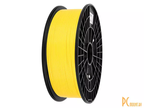 PLA Пластик для 3D печати (филамент) в катушках, 3D Printing Filament PLA Yellow (Желтый), 1,75mm, 1kg