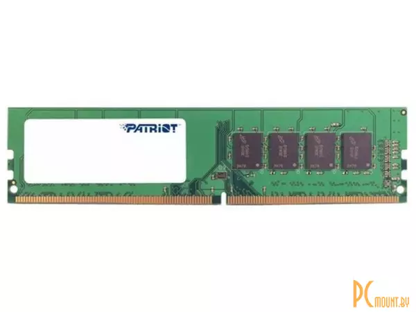 Память оперативная DDR4, 4GB, PC19200 (2400MHz), Patriot PSD44G240041