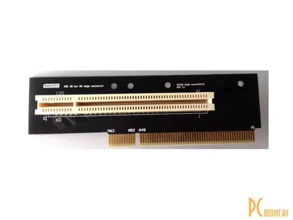 Edge connector SMARTY PCI5V32. Низкопрофильный PCI переходник 32 bit