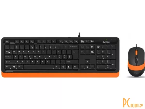 Клавиатура A4Tech Fstyler F1010 Black-Orange