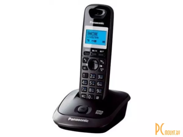 Радиотелефон Panasonic KX-TG2521RUT Dect, цвет титаник