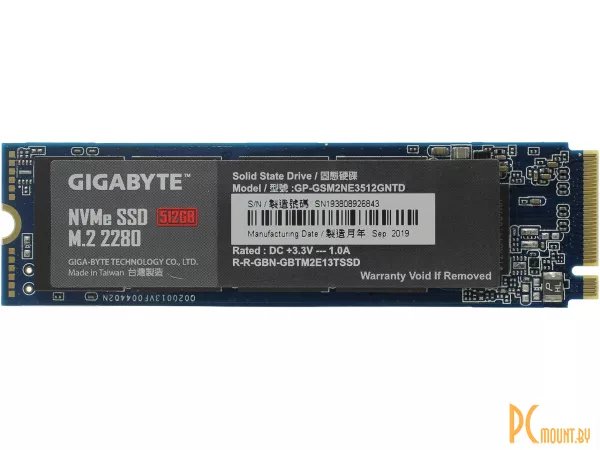 SSD 512GB Gigabyte GP-GSM2NE3512GNTD M.2 2280