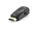 Переходник HDMI (вилка) - VGA (розетка) + 3.5мм стерео-аудио гнездо, Gembird AB-HDMI-VGA-02 (Blister)
